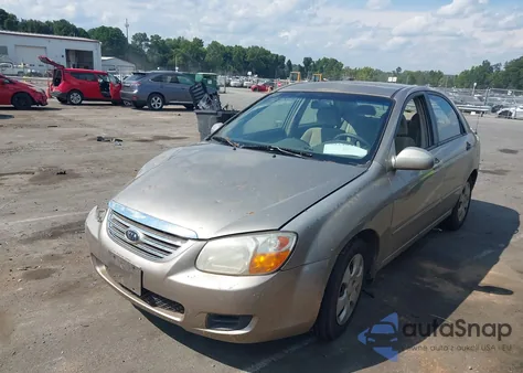 2007 Kia Spectra Ex из США, поврежденный, VIN KNAFE121375473375